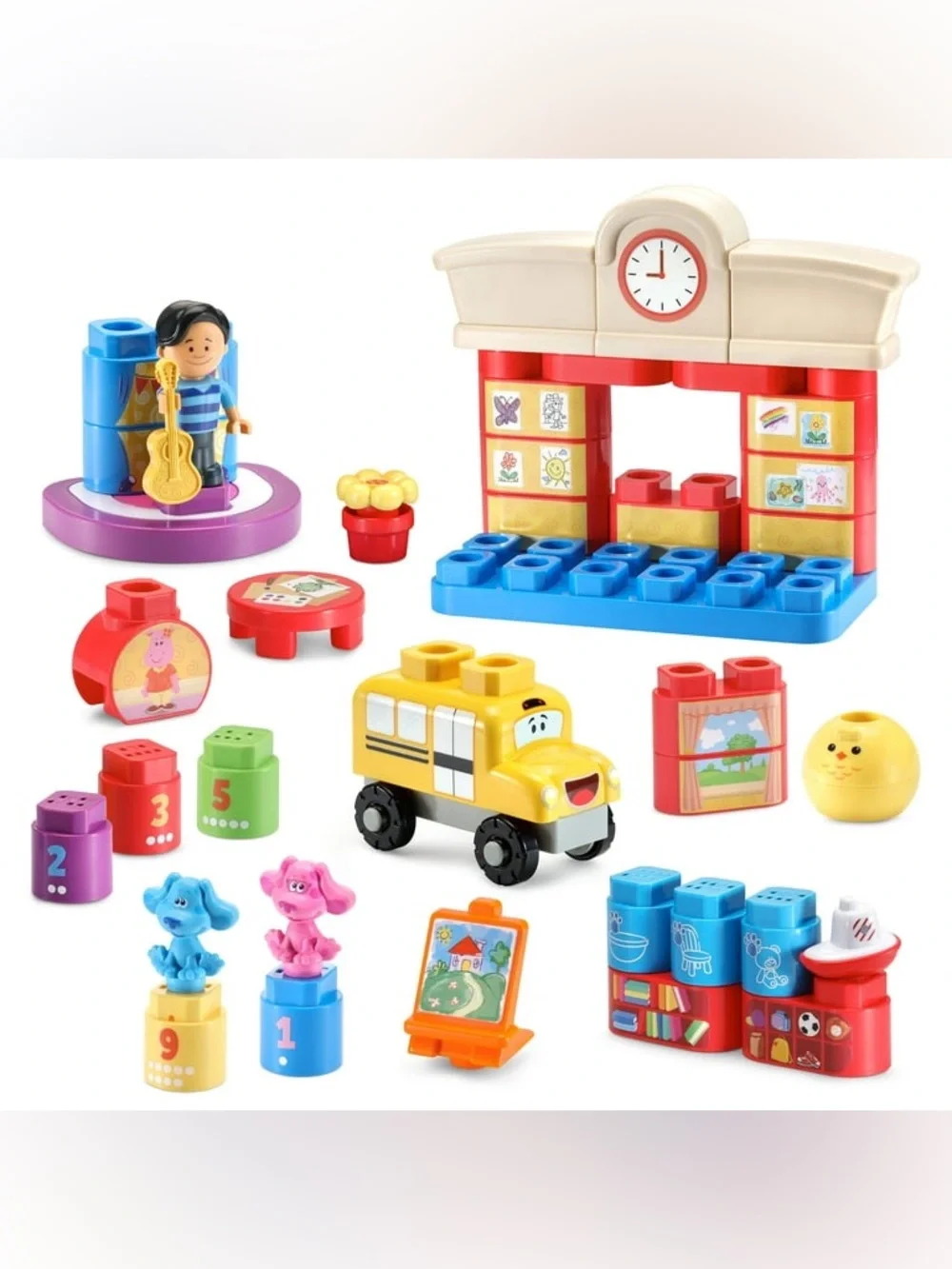 Leap Builders Blue's 123 School Playset - Multicolor